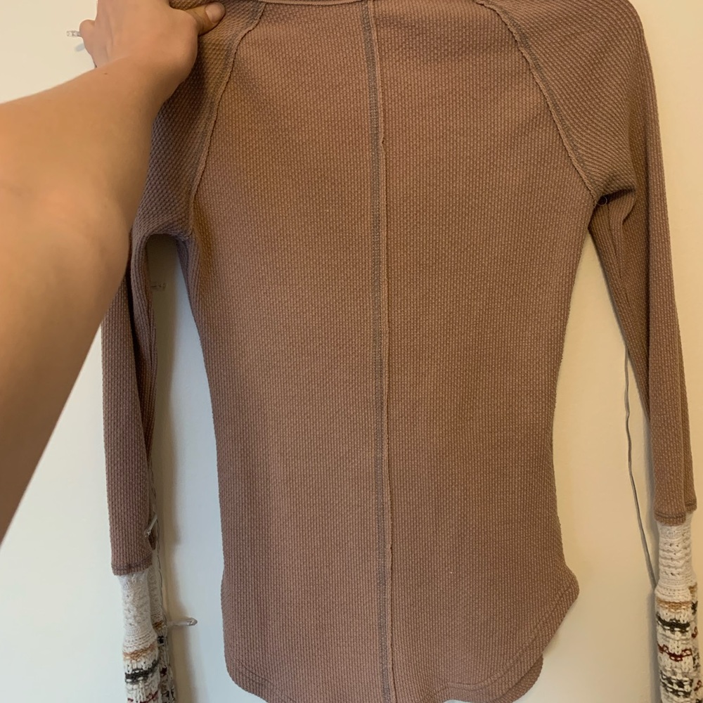 Free people long sleeve top size XS